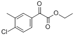 ETHYL 4-CHLORO-3-METHYLBENZOYLFORMATE结构式