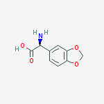 L-3,4-Methylenedioxyphenylglycine结构式