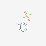 (2-IODOPHENYL)METHANESULPHONYL CHLORIDE结构式
