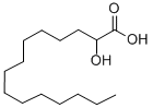 Structure of (+/-)-2-HYDROXYPENTADECANOIC ACID