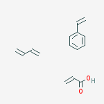 2-Propenoic acid, polymer with 1,3-butadiene and ethenylbenzene结构式