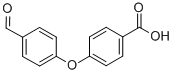 4-(4-FORMYLPHENOXY)BENZOIC ACID 的化学结构式