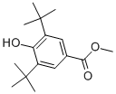 Structure of METHYL 3,5-DI-TERT-BUTYL-4-HYDROXYBENZOATE