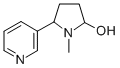 Structure of 1-METHYL-5-(3-PYRIDYL)-2-PYRROLIDINOL