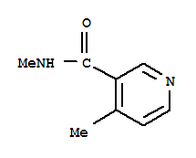 Structure of 3-Pyridinecarboxamide,N,4-dimethyl-