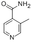 Structure of 3-METHYL-PYRIDINE-4-CARBOXAMIDE