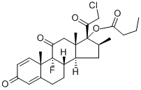 Structure of Clobetasone butyrate