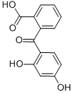 Structure of 2-(2,4-DIHYDROXYBENZOYL)BENZOIC ACID
