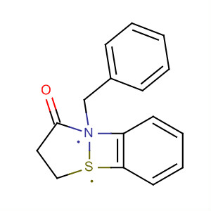 1,2-Benzisothiazol-3(2H)-one, 2-(phenylmethyl)-结构式