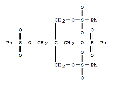 Structure of 3-[(phenylsulfonyl)oxy]-2,2-bis{[(phenylsulfonyl)oxy]methyl}propyl benzenesulfonate