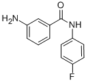 Structure of 3-AMINO-N-(4-FLUOROPHENYL)BENZAMIDE