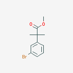 Structure of Methyl 2-(3-bromophenyl)-2-methylpropanoate