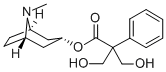 Structure of α,α-Bis(hydroxymethyl)benzeneacetic acid (1R,5S)-8-methyl-8-azabicyclo[3.2.1]oct-3α-yl ester