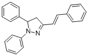 Structure of 1,5-diphenyl-3-[(E)-2-phenylethenyl]-4,5-dihydro-1H-pyrazoline