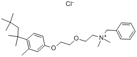 Structure of METHYL BENZETHONIUM CHLORIDE