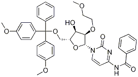 Structure of N-BENZOYL-5-O-DMT-2-O-(2-METHOXYETHYL)-CYTIDINE