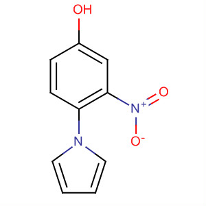 Structure of Phenol, 3-nitro-4-(1H-pyrrol-1-yl)-