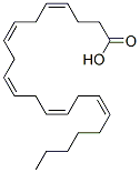 Structure of all-cis-4,7,10,13,16-Docosapentaenoic acid, C22:5n6
