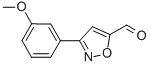 Structure of 3-(3-METHOXY-PHENYL)-ISOXAZOLE-5-CARBALDEHYDE