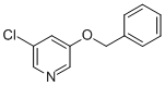 Structure of PYRIDINE, 3-CHLORO-5-(PHENYLMETHOXY)-