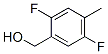 Benzenemethanol,2,5-difluoro-4-methyl-结构式
