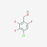 4-Chloro-2,3,6-trifluorobenzyl alcohol结构式