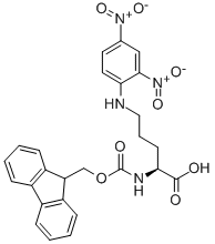 Structure of N-ALPHA-(9-FLUORENYLMETHOXYCARBONYL)-N-DELTA-(2,4-DINITROPHENYL)-L-ORNITHINE