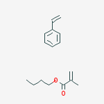 Structure of STYRENE/BUTYL METHACRYLATE COPOLYMER