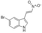 Structure of 5-BROMO-3-(2-NITROVINYL)INDOLE