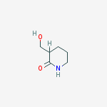 Structure of 3-(hydroxymethyl)-2-Piperidinone