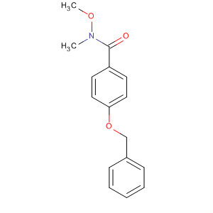 Structure of 4-(Benzyloxy)-N-methoxy-N-methylbenzamide