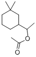 Structure of CYCLOHEXANE-1-METHANOL, ALPHA, 3,3-TRIMETHYL:ACETATE