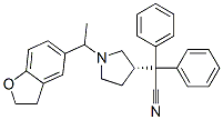 Structure of {(3S)-1-[1-(2,3-DIHYDRO-1-BENZOFURAN-5-YL)ETHYL]PYRROLIDIN-3-YL}DIPHENYLACETONITRILE
