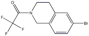 Structure of 1-(6-bromo-3,4-dihydro-1H-isoquinolin-2-yl)-2,2,2-trifluoroethanone
