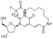 Structure of 5-[N-(6-(TRIFLUOROACETAMIDO)HEXYL)-3(E)-ACRYLAMIDO]-2-DEOXYURIDINE