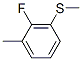 Structure of Benzene,2-fluoro-1-methyl-3-(methylthio)-