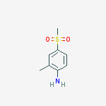 2-METHYL-4-(METHYLSULFONYL)ANILINE结构式