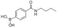 4-(丁基甲酰氨)苯基硼酸结构式