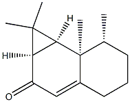 Structure of (1aR)-1,1aβ,4,5,6,7,7a,7bβ-Octahydro-1,1,7β,7aβ-tetramethyl-2H-cyclopropa[a]naphthalen-2-one