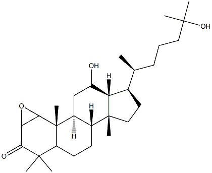 Structure of (20S,24R)-12β,25-Dihydroxy-20,24-epoxydammarane-3-one