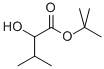 Structure of Butanoic acid, 2-hydroxy-3-methyl-, 1,1-dimethylethyl ester