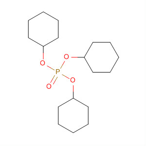 Structure of Phosphoric acid, tricyclohexyl ester