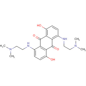 Structure of 9,10-Anthracenedione,1,5-bis[[2-(dimethylamino)ethyl]amino]-4,8-dihydroxy-