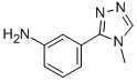 Structure of 3-(4-METHYL-4H-1,2,4-TRIAZOL-3-YL)ANILINE