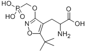 Structure of 3-[5-tert-butyl-3-(phosphonoMethoxy)-4-isoxazolyl]alanine
