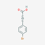 3-(4-bromophenyl)-2-Propynoic acid结构式