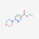 ethyl 6-Morpholinonicotinate结构式