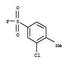 3-chloro-4-methylbenzenesulfonyl fluoride结构式