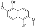 Structure of 1,5-DIBROMO-2,6-DIMETHOXYNAPHTHALENE