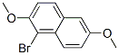 Structure of 1-Bromo-2,6-dimethoxynaphthalene